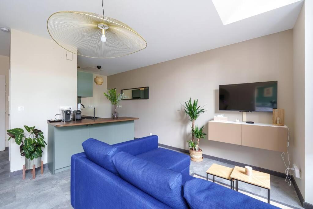 Appartement Lumineux Avec Cour Chaumont  Exterior foto